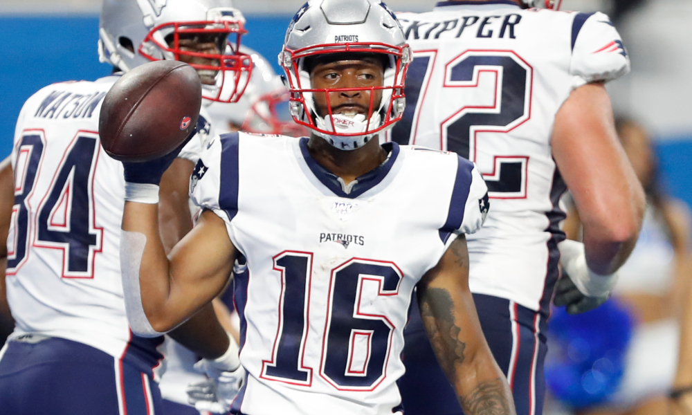 Jakobi Meyers es una de las mejores inversiones que podes encontrar esta semana en waivers. Foto: patriots.com