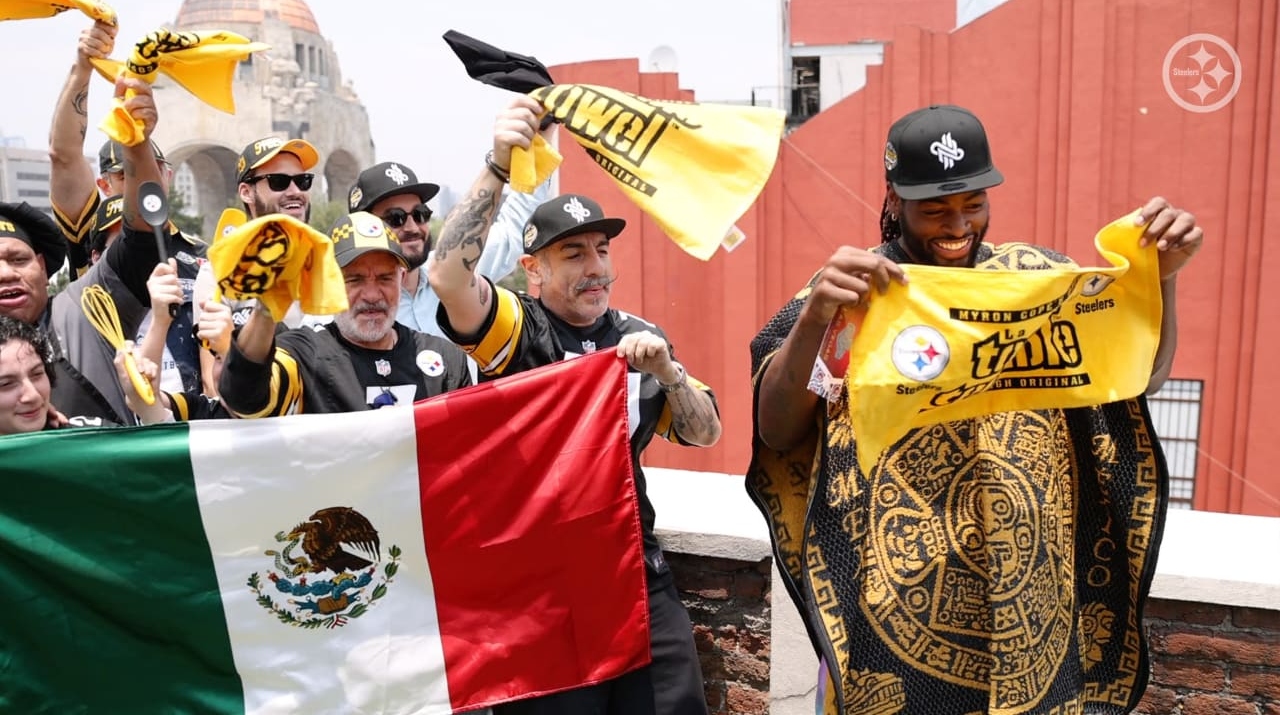 Najee Harris en México. (Foto: Pittsburgh Steelers)