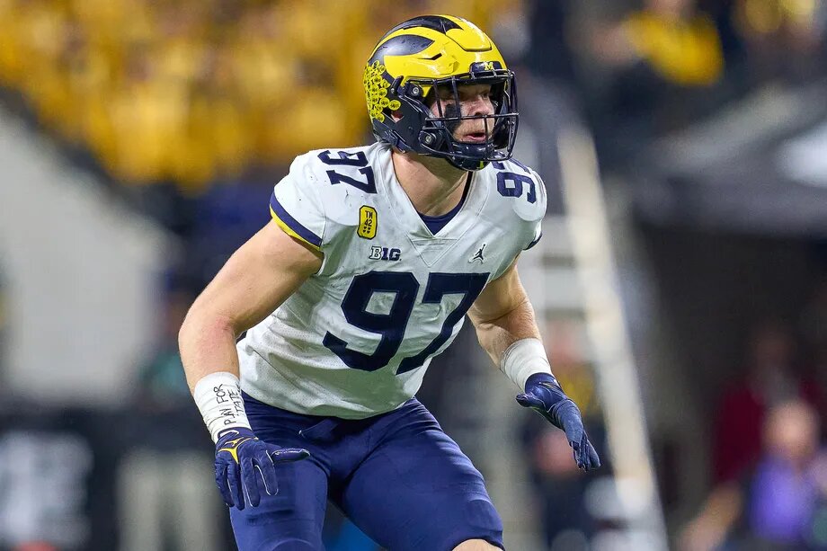 ¿El futuro primer pick? La estrella de Michigan Aidan Hutchinson se declara al Draft