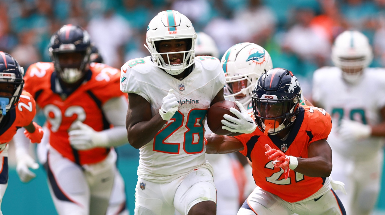 De´Von Achane se suma a selecta lista del Fantasy Football con su gran desempeño para Miami Dolphins