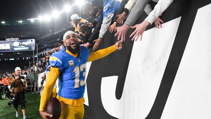 Keenan Allen alcanza marca histórica de la NFL con Los Angeles Chargers