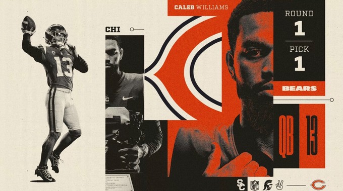 ¿Quién es Caleb Williams, el pick de Chicago Bears en el NFL Draft 2024?
