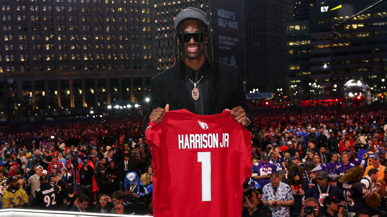 ¿Quién es Marvin Harrison Jr., el primer receptor tomado en el NFL Draft 2024?