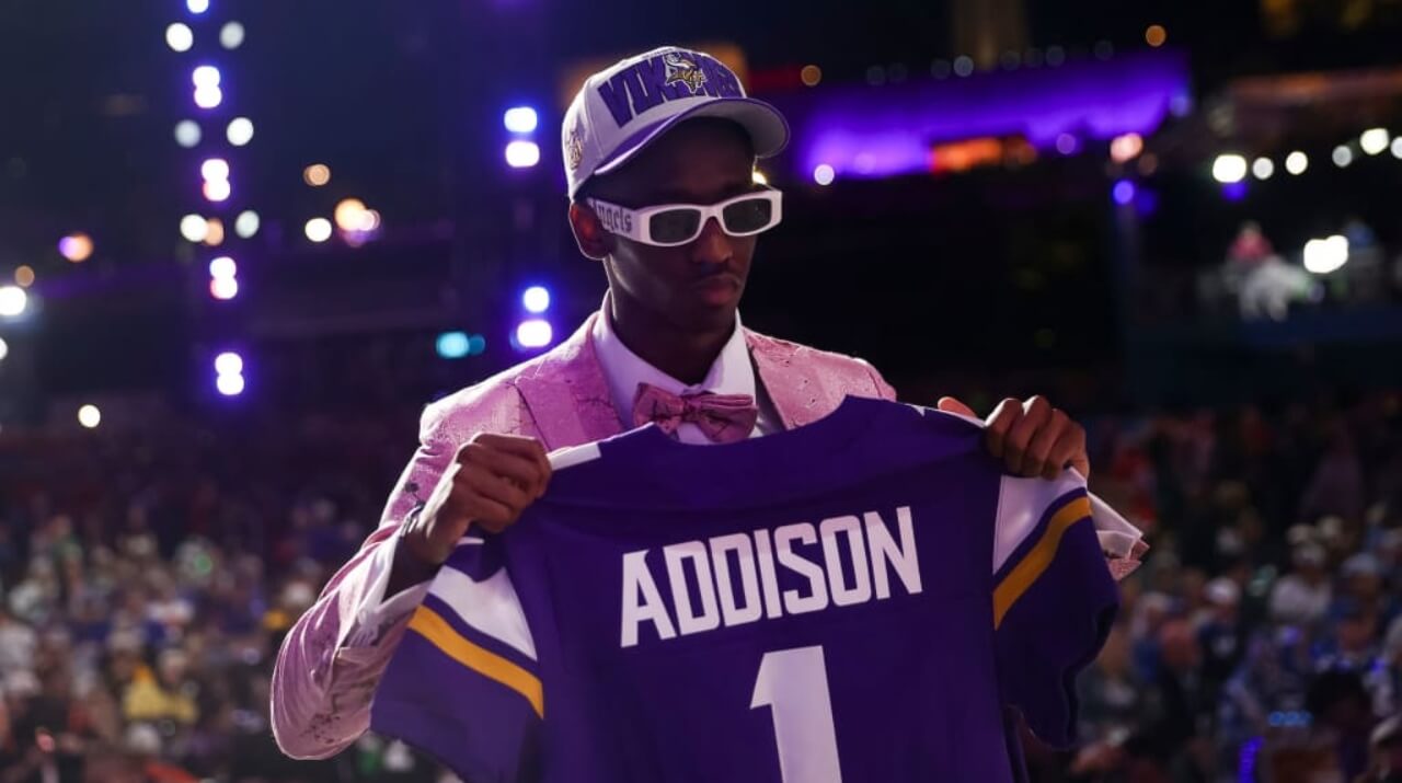 Jordan Addison, estrella de Minnesota Vikings, arrestado por manejar borracho