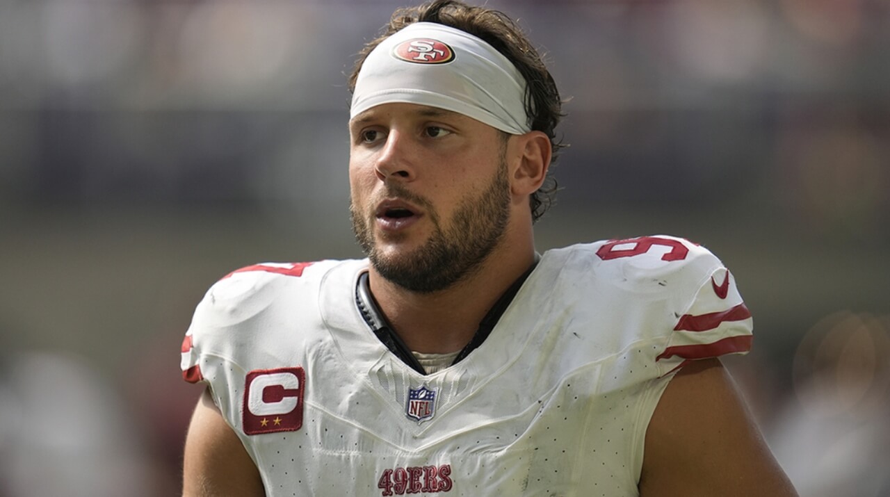 Las fuertes críticas de Nick Bosa a compañero de San Francisco 49ers