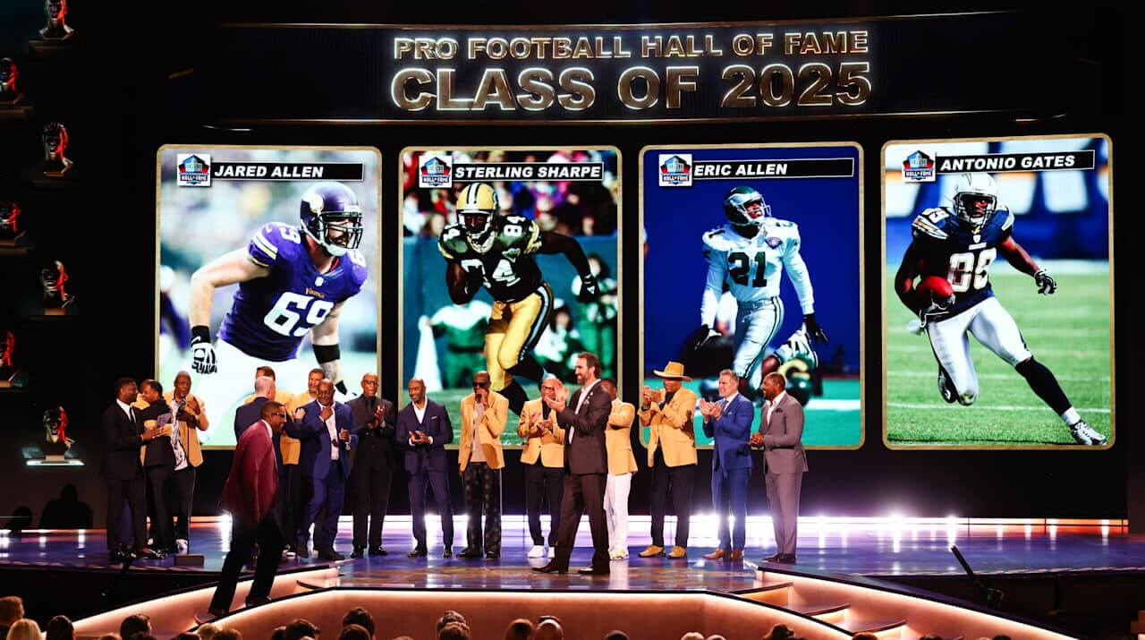 ¿Qué jugadores ingresarán al Salón de la Fama de la NFL en 2025?