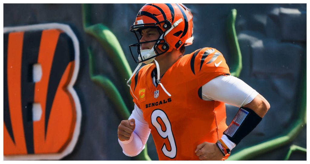 Burrow en un entrenamiento con los Bengals(Fotografía: UsaToday)