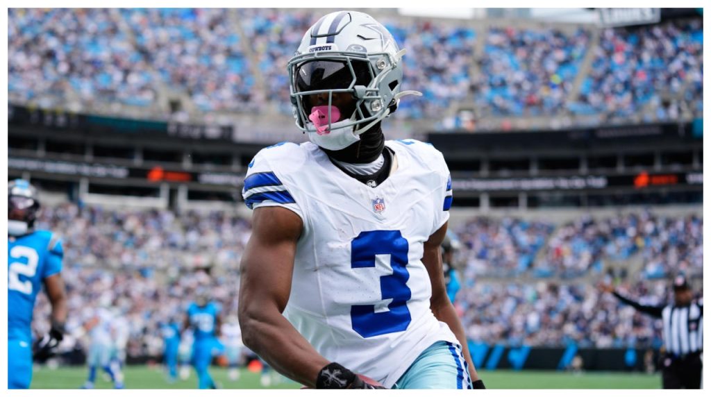 George Pickens en el partido contra Carolina Panthers (Foto: ESPN UK)