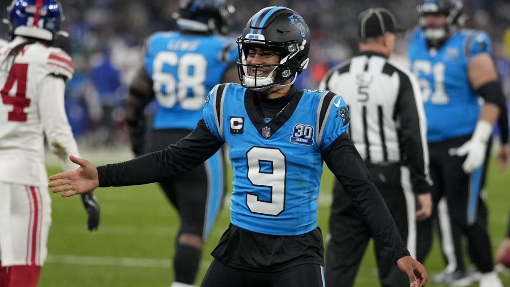 Bryce Young tendrá el partido más importante de su carrera con los Carolina Panthers (vía: AP)