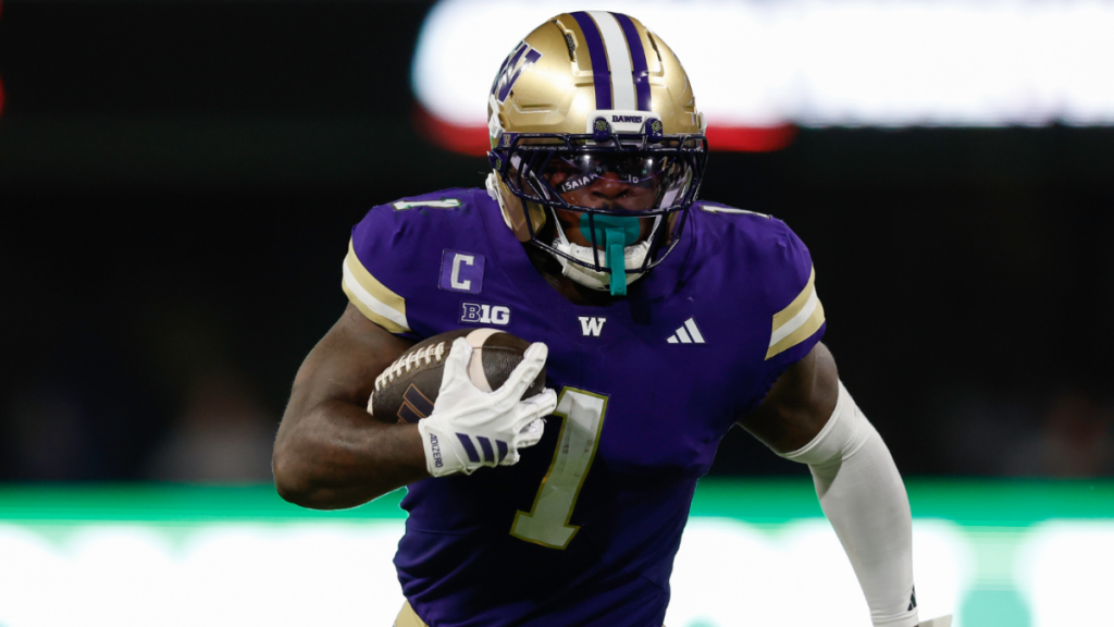 Jonah Coleman, nueva arma para el ataque. (Foto: Washington Huskies)