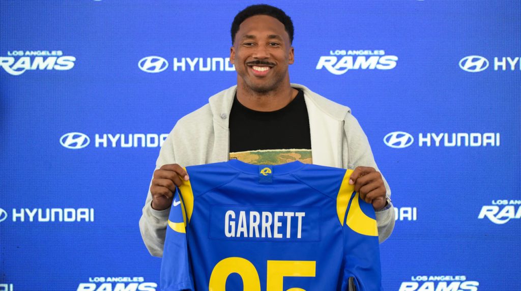 Myles Garrett es la gran apuesta de los Rams para ganar nuevamente el Super Bowl como locales. (Foto: Kyusung Gong/AP)